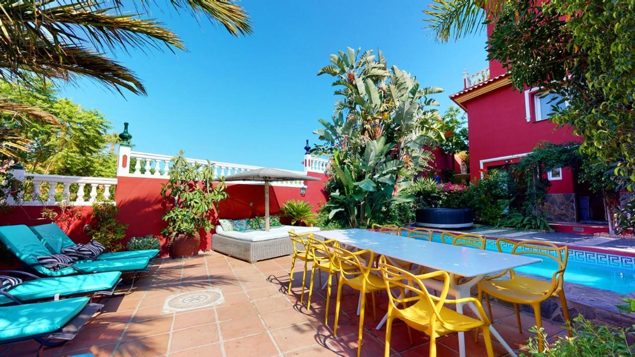 Majestic Villa By The Beach Heated Private Pool & Jacuzzi Benalmádena Buitenkant foto